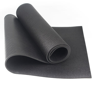 Tapis de yoga Antidérapant Tapis de gymnastique Tapis de Pilates Tapis de sport 5mm PU Dimensions 183x68cm noir